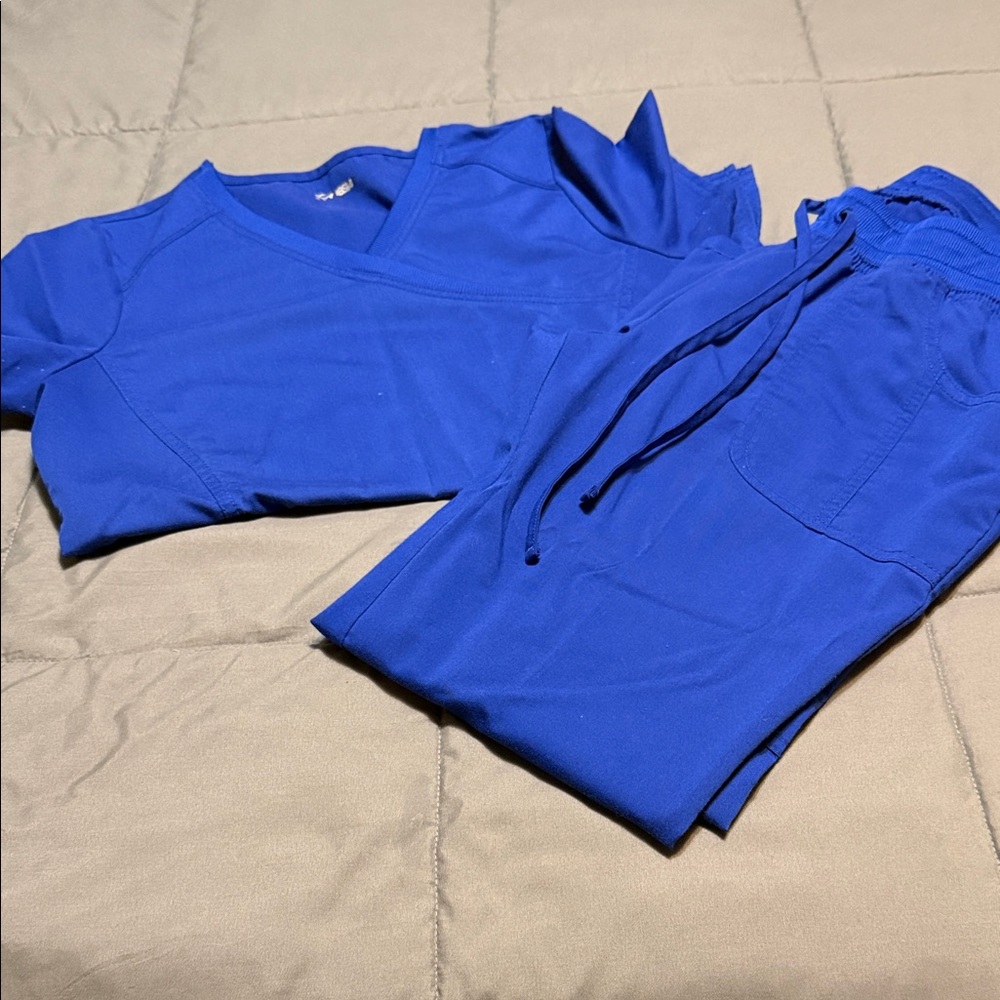 Blue Scrub Set